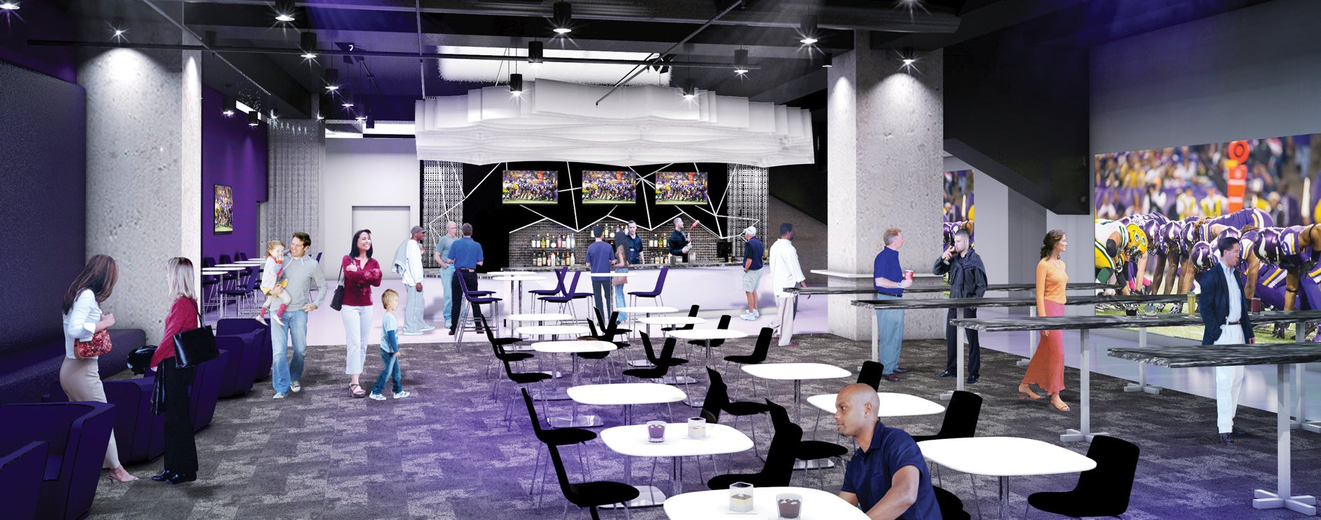 Buffalo Wild Wings Club U.S. Bank Stadium