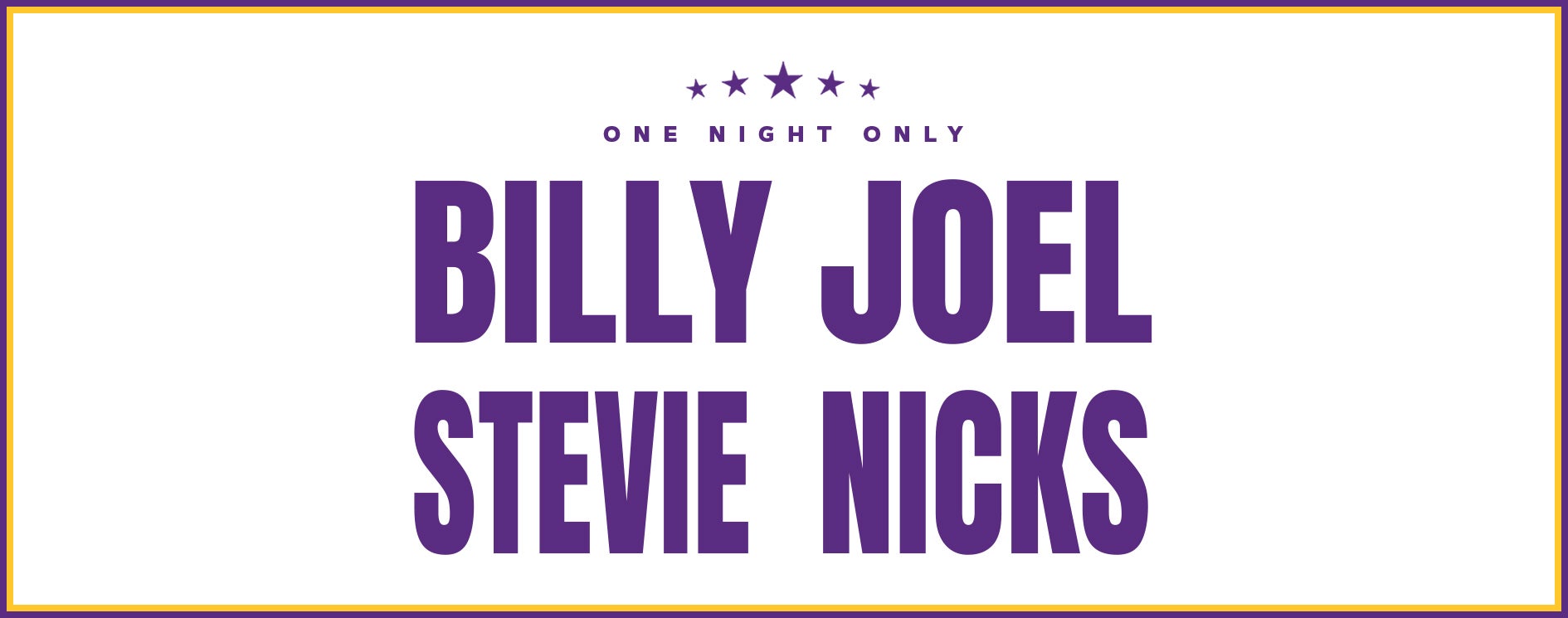 Billy Joel & Stevie Nicks
