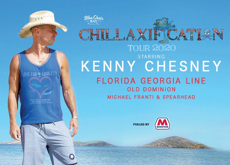 More Info for KENNY CHESNEY POSTPONES INITIAL CHILLAXIFICATION DATES