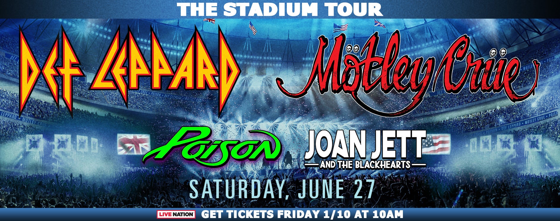 Def Leppard + Motley Crue 2020 Tour