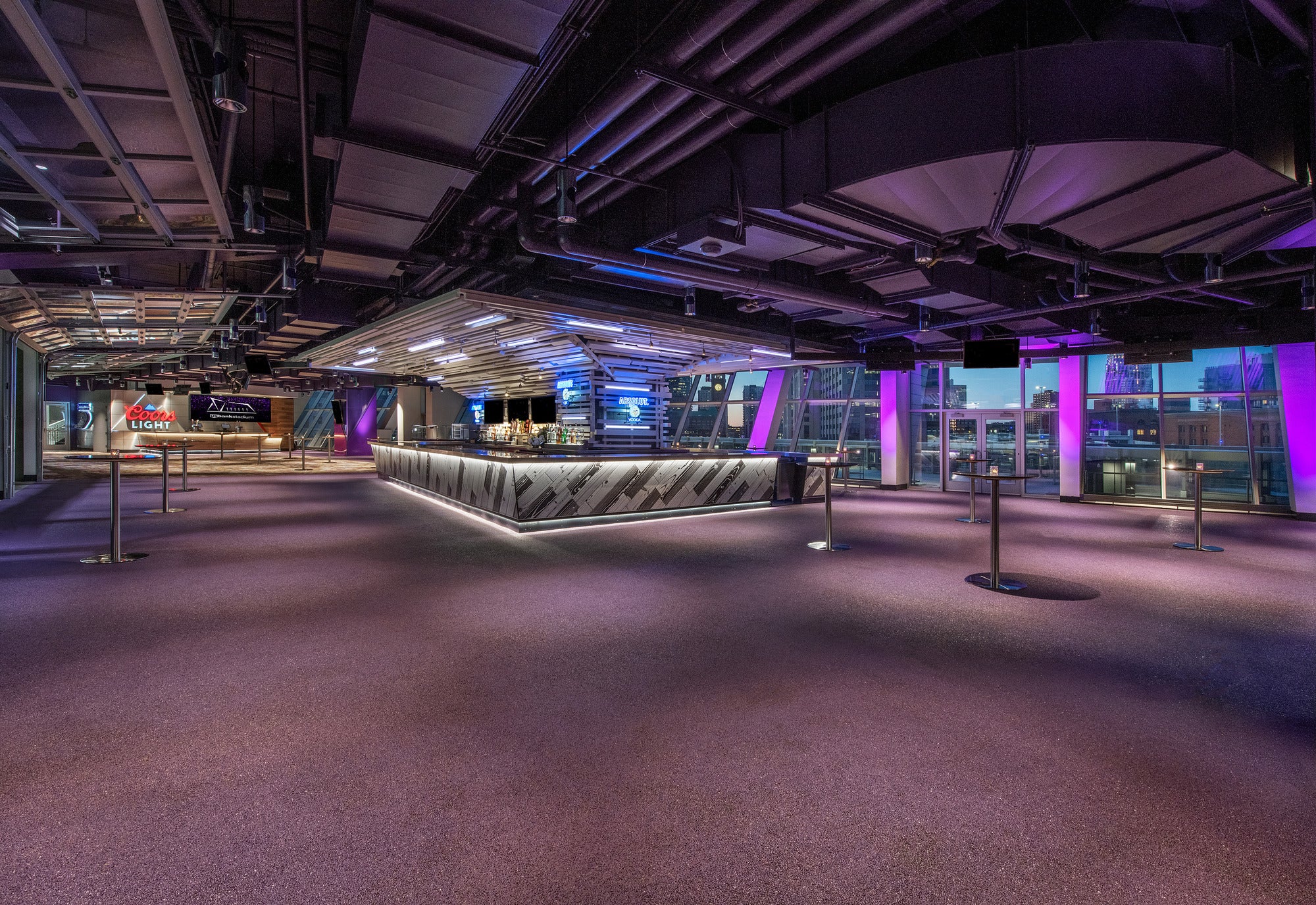 Mystic Lake s Club Purple U S Bank Stadium