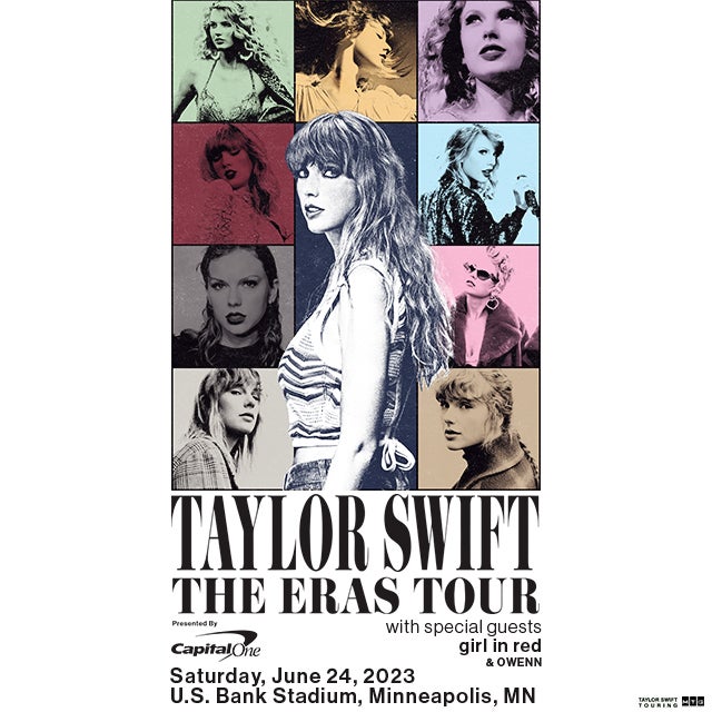 More Info for TAYLOR SWIFT THE ERAS TOUR HEADED TO U.S. BANK STADIUM ON JUNE 24, 2023