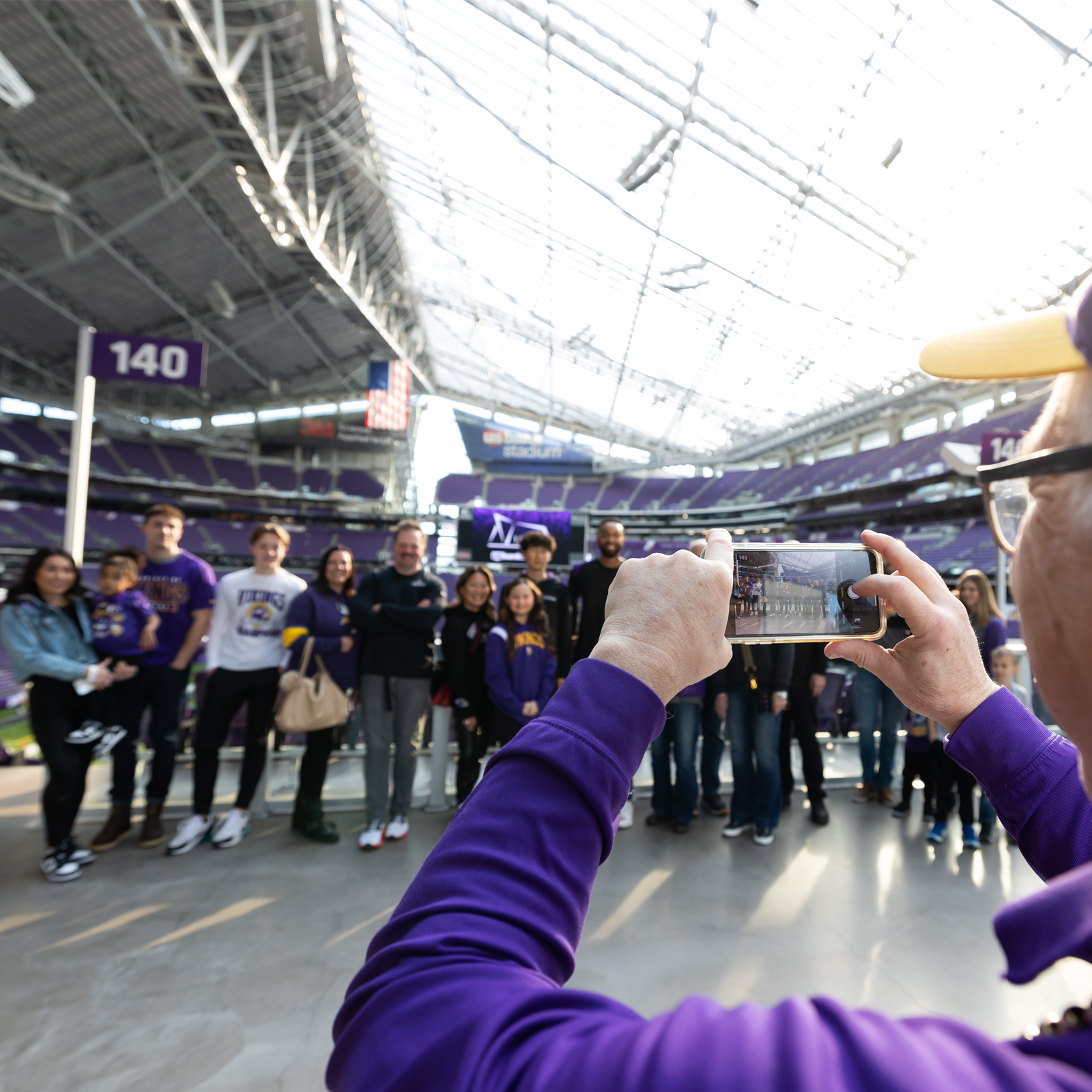 stadium tour over