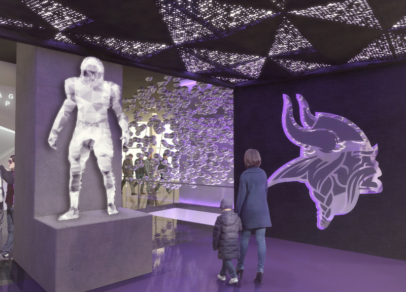 More Info for Minnesota Vikings Unveil Interactive "Vikings Voyage" For U.S. Bank Stadium